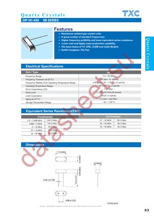 9B-12.000MAAJ-B datasheet  